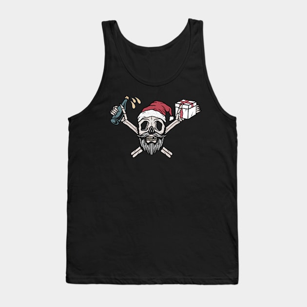 Noel and skull Tank Top by gggraphicdesignnn